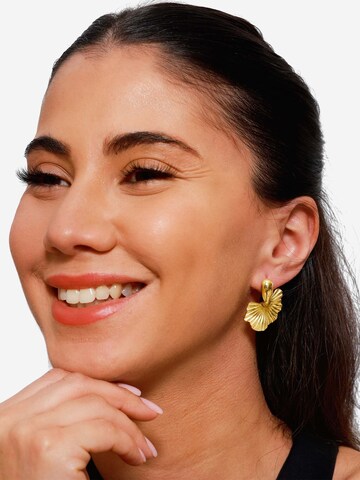 Heideman Earrings 'Eva' in Gold: front