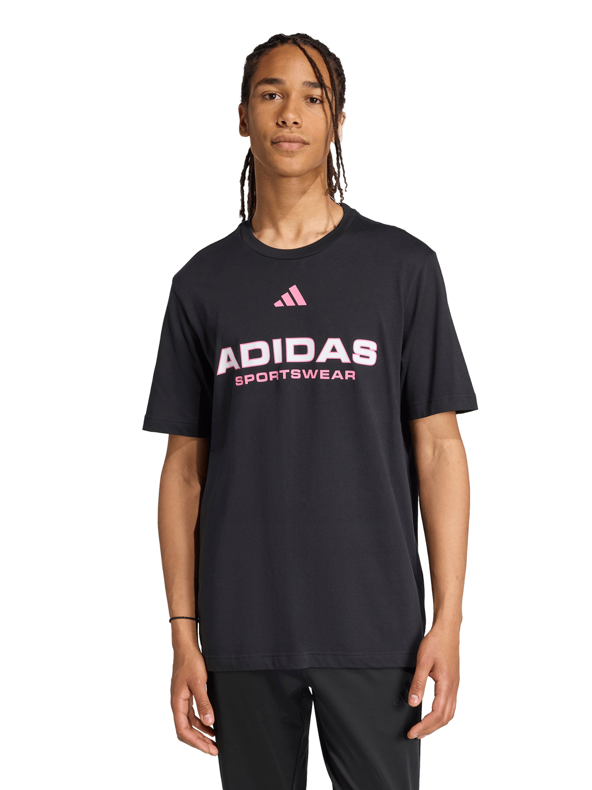 ADIDAS SPORTSWEAR Shirt 'HOT' in Black: front