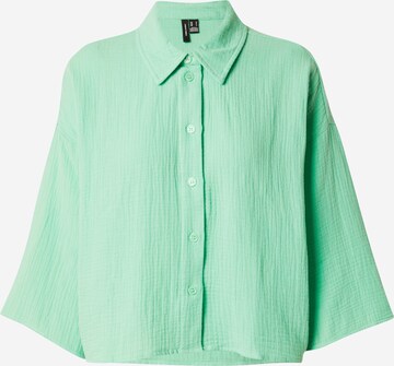 VERO MODA Блуза 'NATALI' в зелено: отпред