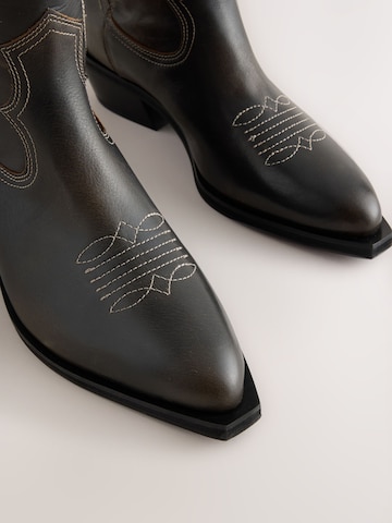 Next Kovbojské boty 'Forever Comfort®' – hnědá