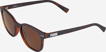 Lunettes de soleil PUMA en marron : devant