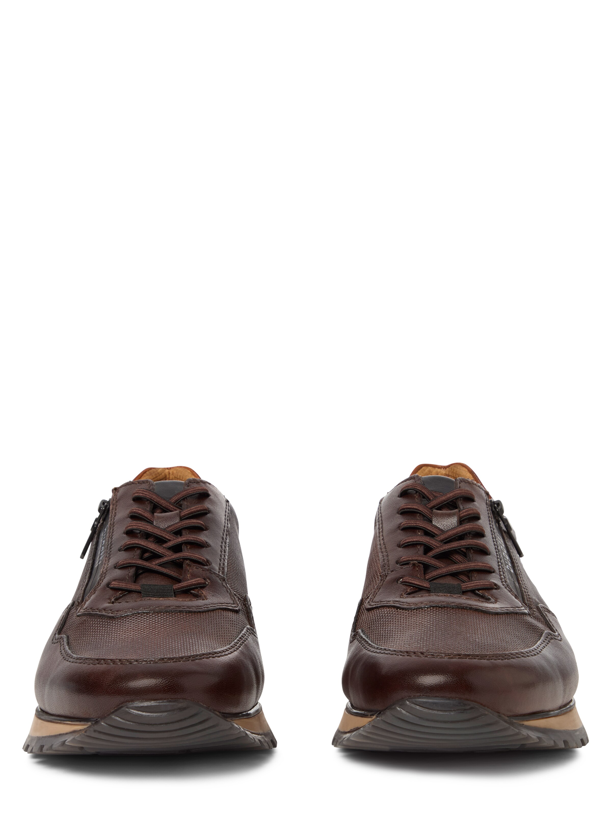 Baskets basses bugatti en marron