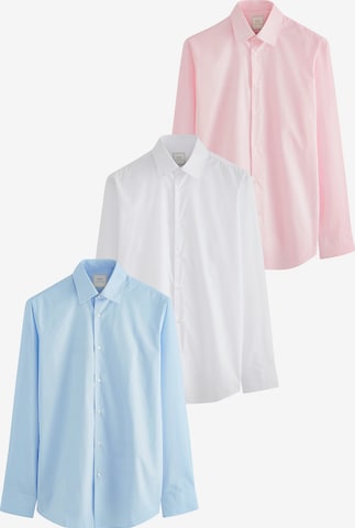 NextSlim Fit Košulja - plava boja: prednji dio