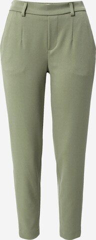 OBJECT - Tapered Pantalón 'LISA' en verde: frente