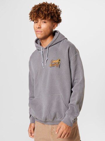 BDG Urban Outfitters Sweatshirt 'GOOD FEELING' in Grey: front