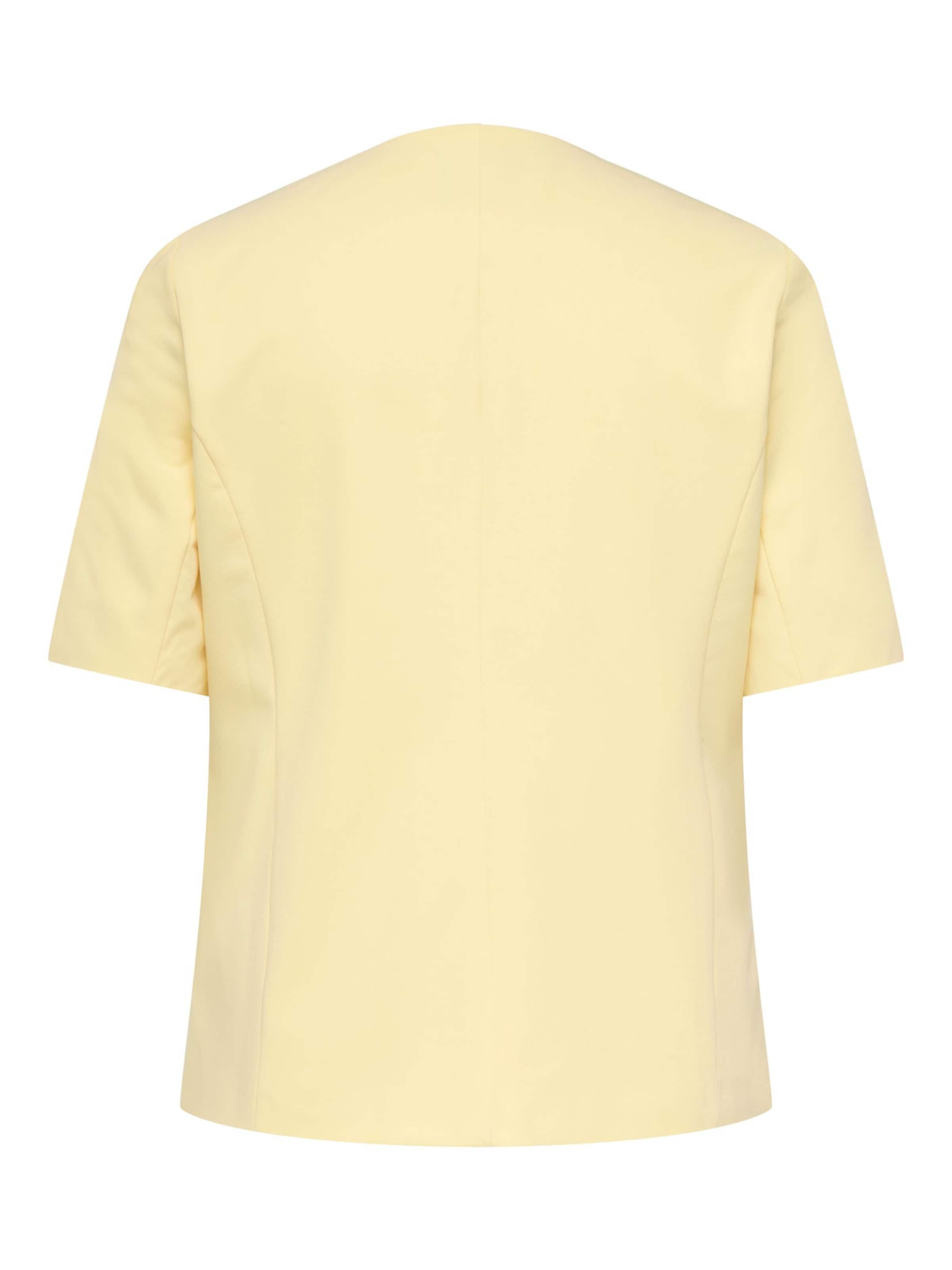 ONLY Carmakoma - Blazer 'CARLaminas' en amarillo
