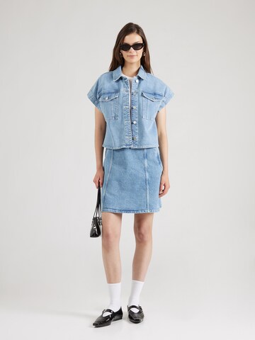 MSCH COPENHAGEN Between-Season Jacket 'Elida Ada' in Blue