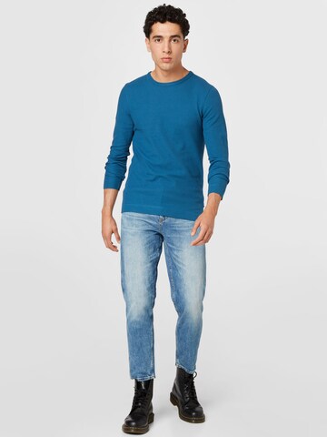 BOSS Pullover 'Tempest' in Blau