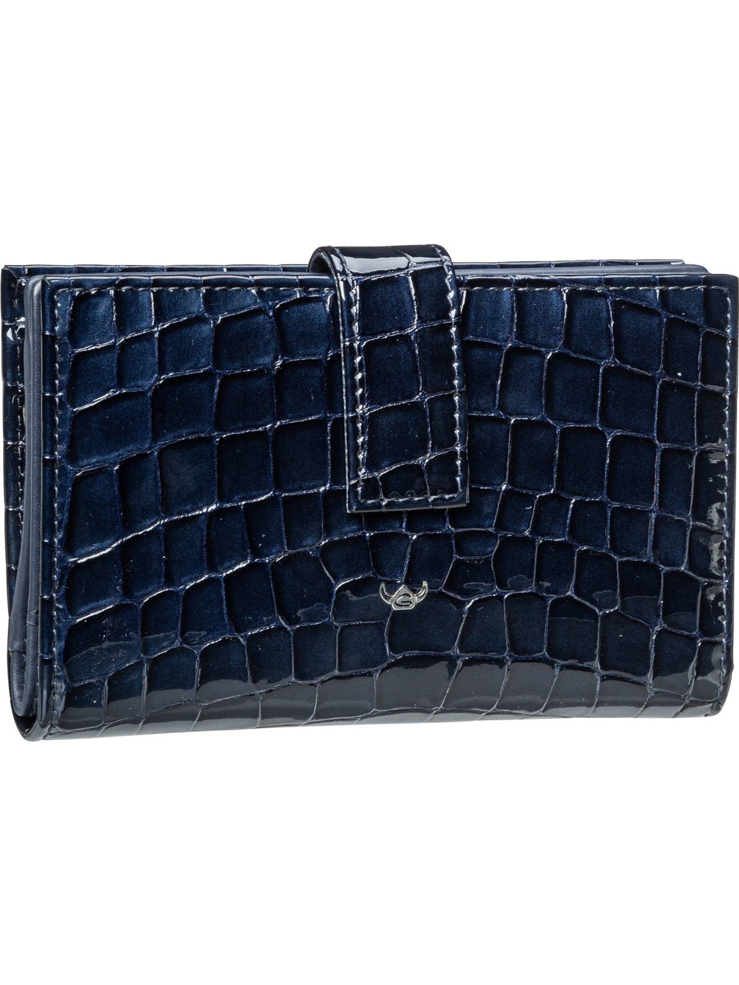 GOLDEN HEAD Wallet 'Cayenne' in Blue: front