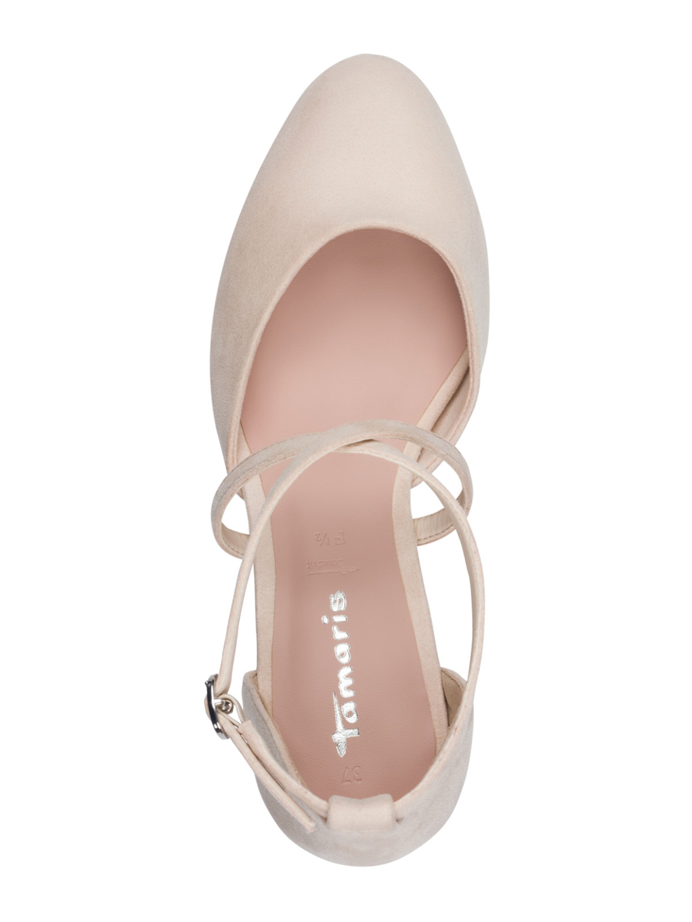 TamarisCipele s potpeticom i otvorenom petom - bež boja