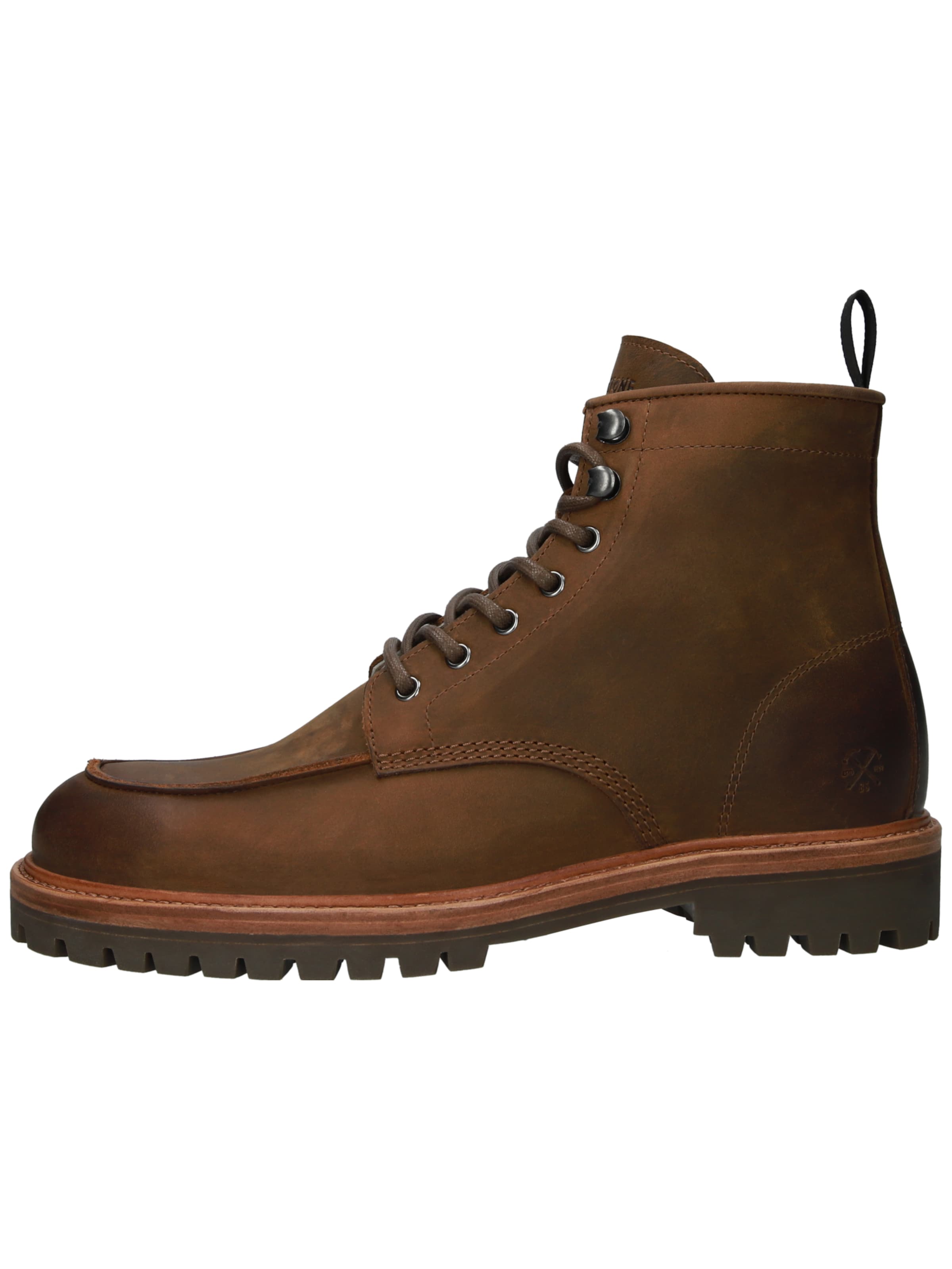 BLACKSTONE Boots med snörning 'Gasttown Redford EG569' i brun: framsida
