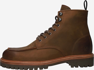 BLACKSTONE Boots med snörning 'Gasttown Redford EG569' i brun: framsida
