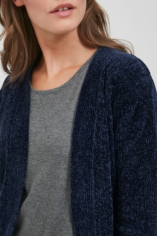 Oxmo Gebreid vest 'Elisabet Knit' in Blauw