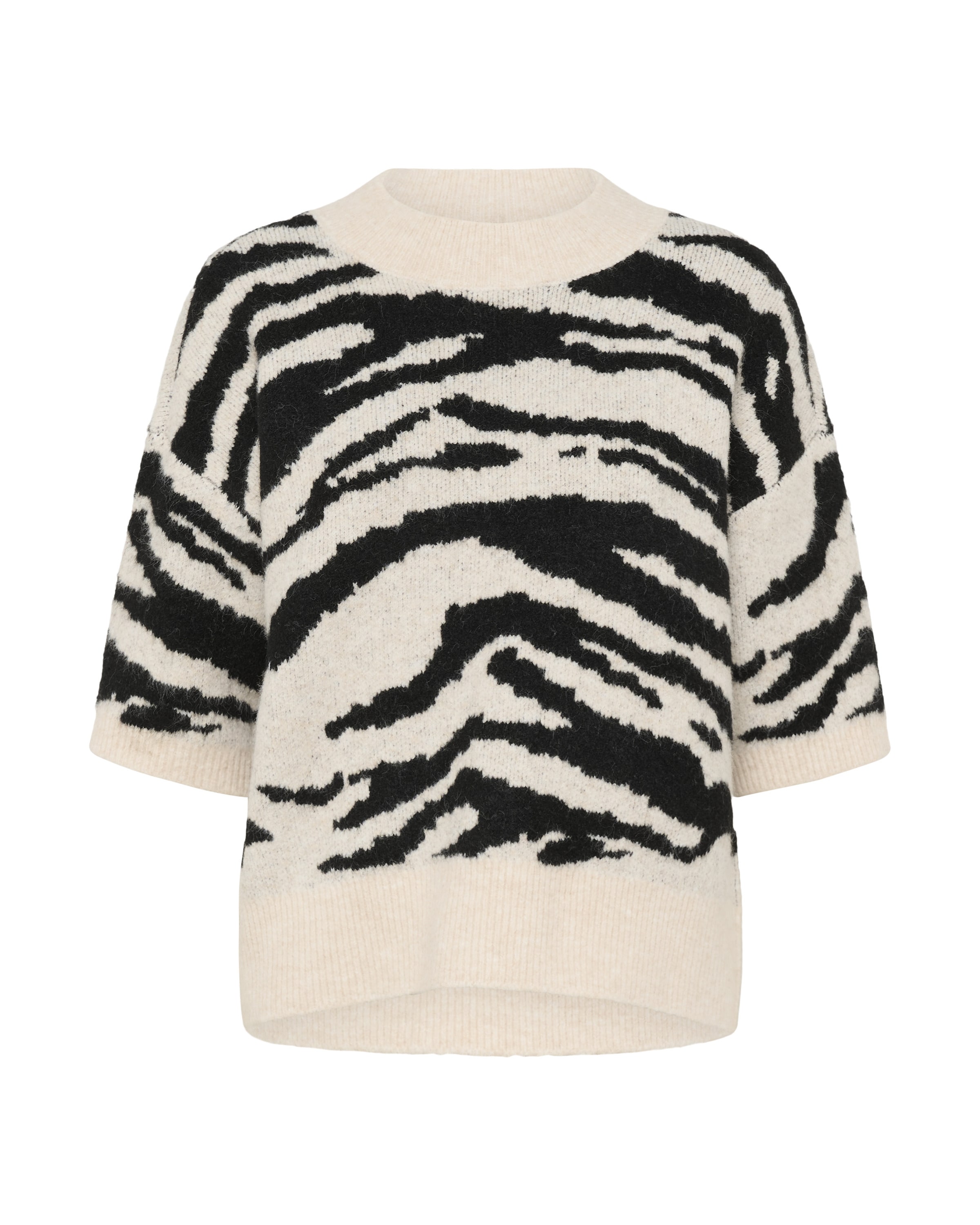 Kaffe Tröja 'KASandra' i vit: framsida