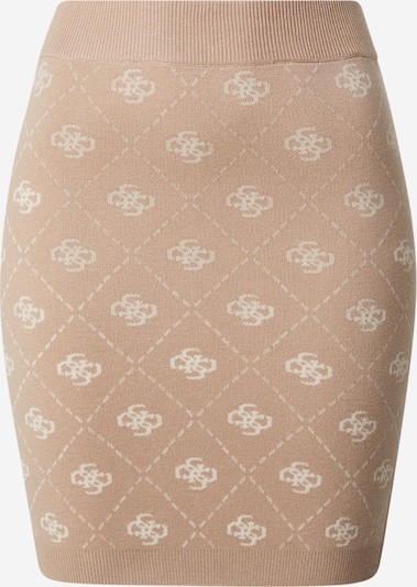GUESS Suknja 'SARAH' u cappuccino / bijela, Pregled proizvoda