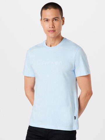 T-Shirt Calvin Klein en bleu : devant