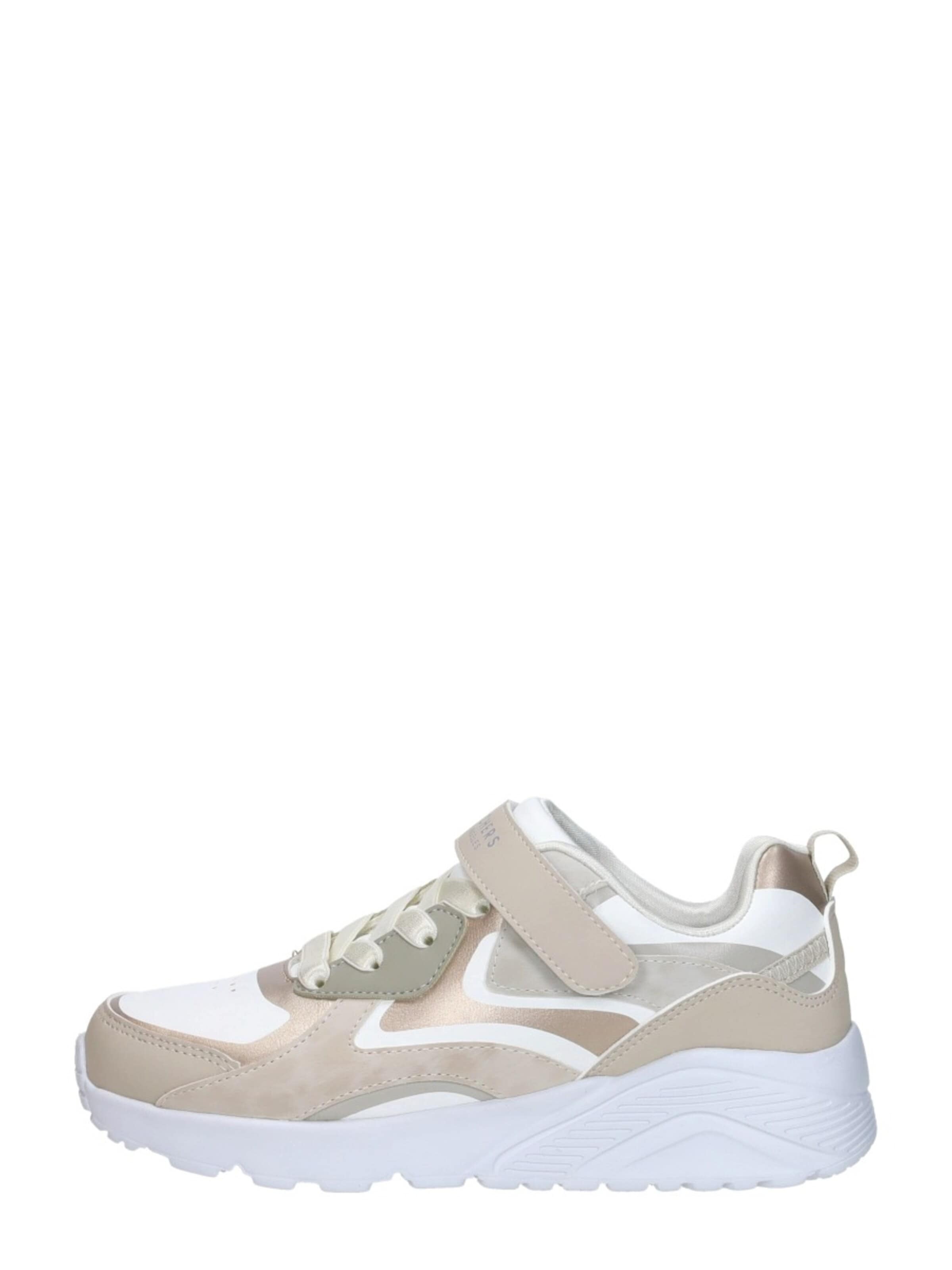 Baskets 'Uno Lite - Metallic Burst' SKECHERS en beige : devant