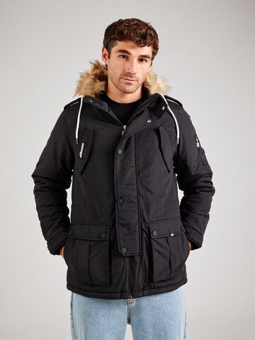 Parka d’hiver 'Blizzard' ELLESSE en noir : devant