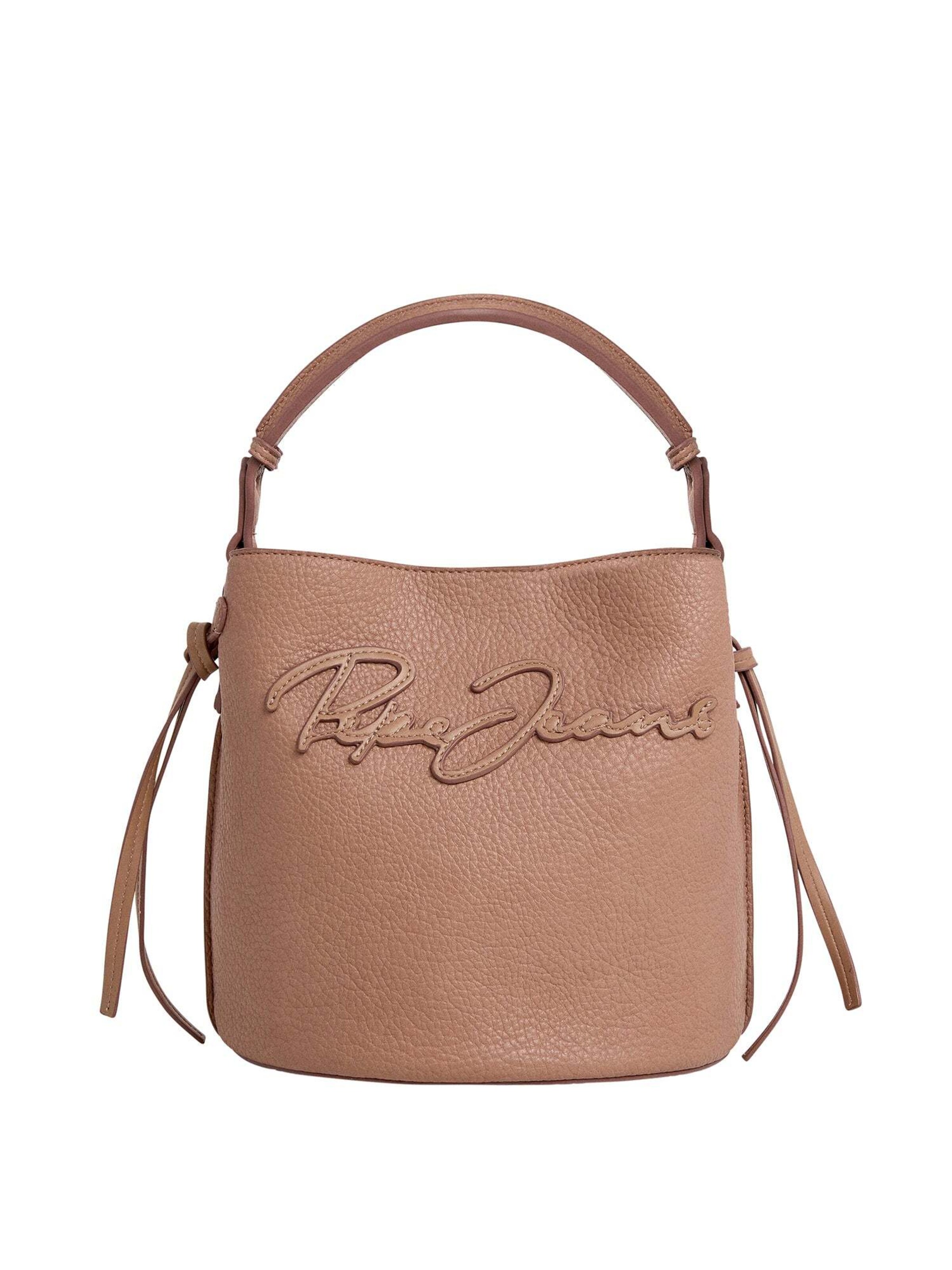 Pepe Jeans Handtas in Bruin: voorkant