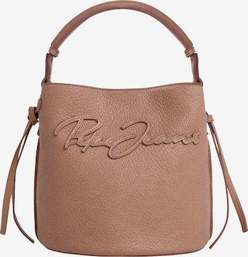 Sacs à main Pepe Jeans en marron : devant