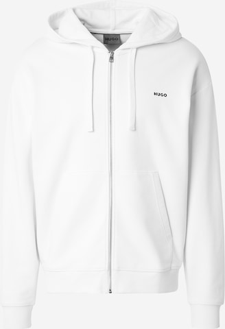 Veste de survêtement 'Dapozip' HUGO en beige : devant