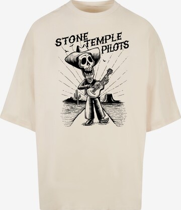 Maglietta 'Stone Temple Pilots- DOTD' di Merchcode in beige: frontale