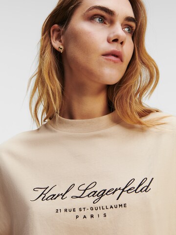 T-shirt Karl Lagerfeld en beige