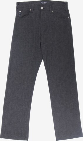 Armani Jeans Hose in 32 in Grau: front