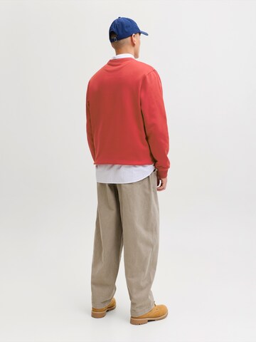 JACK & JONES Sweatshirt 'JORNorrebro' i rød