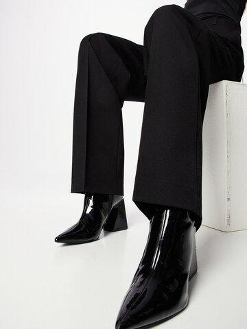 HUGO Wide Leg Hose 'Hulana' in Schwarz