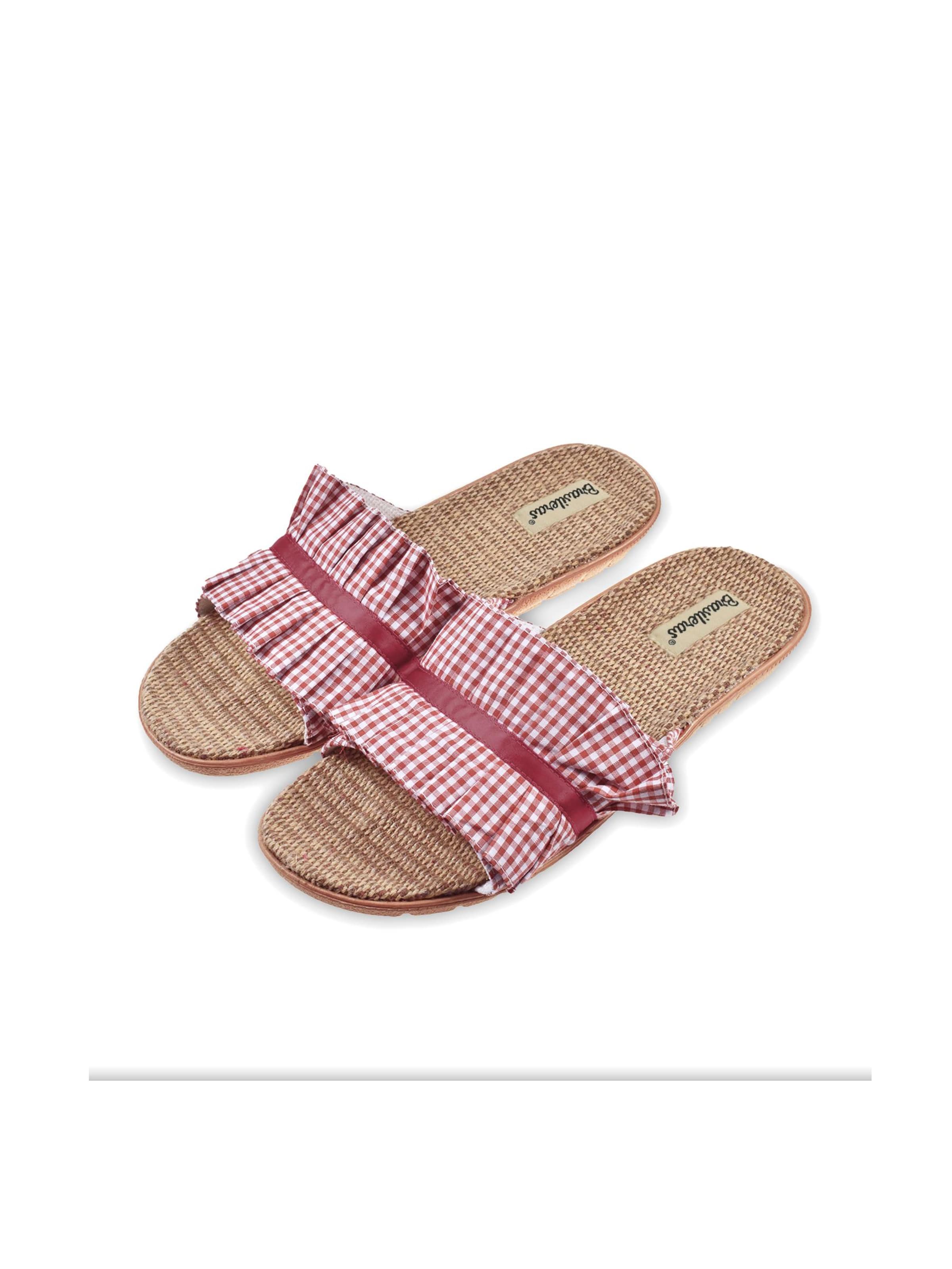 Sandalo 'Vichy' di Brasileras in rosso