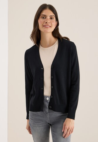 CECIL Knit Cardigan in Black: front
