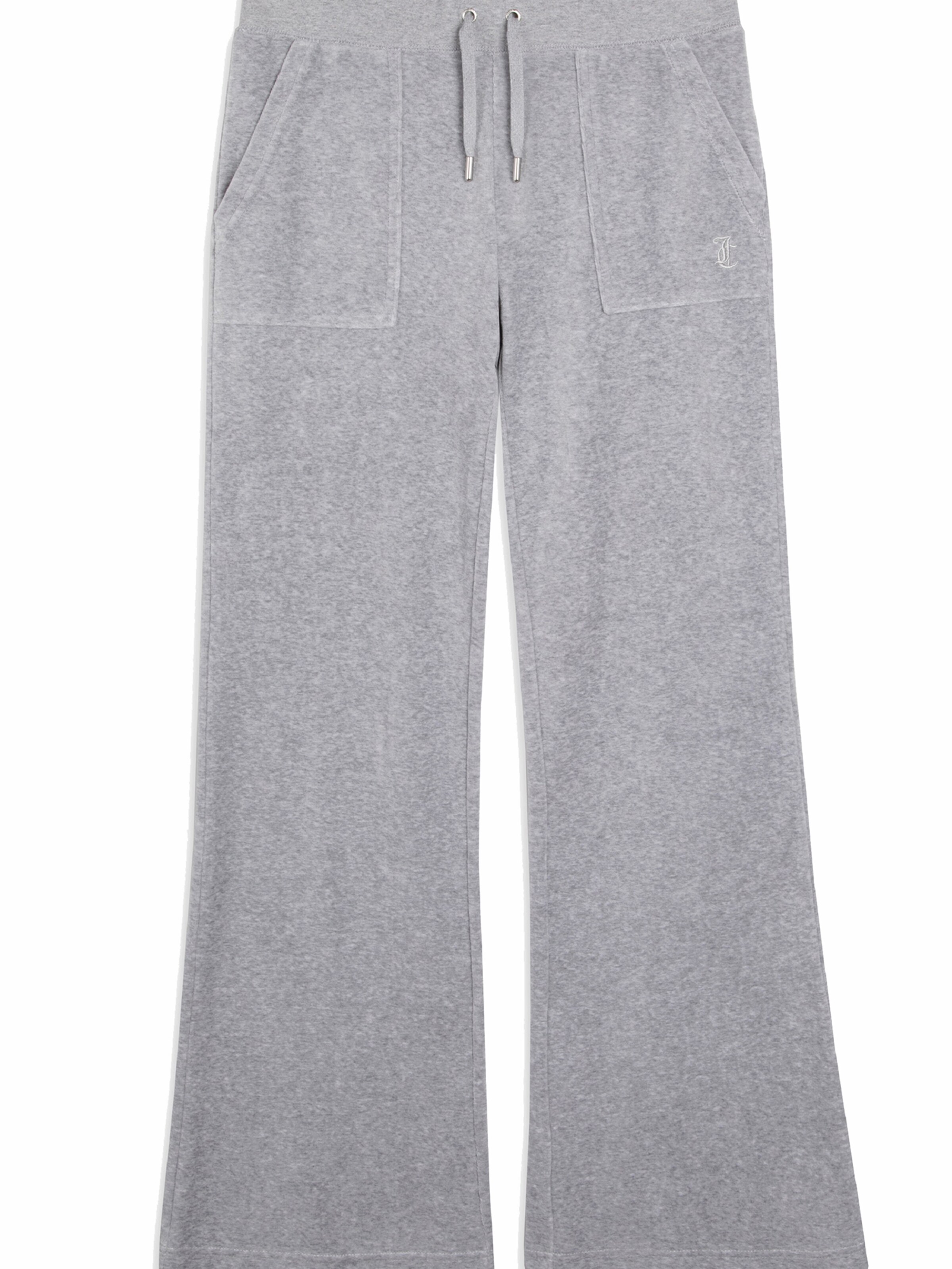 Wide leg Pantaloni sportivi di Juicy Couture in grigio: frontale