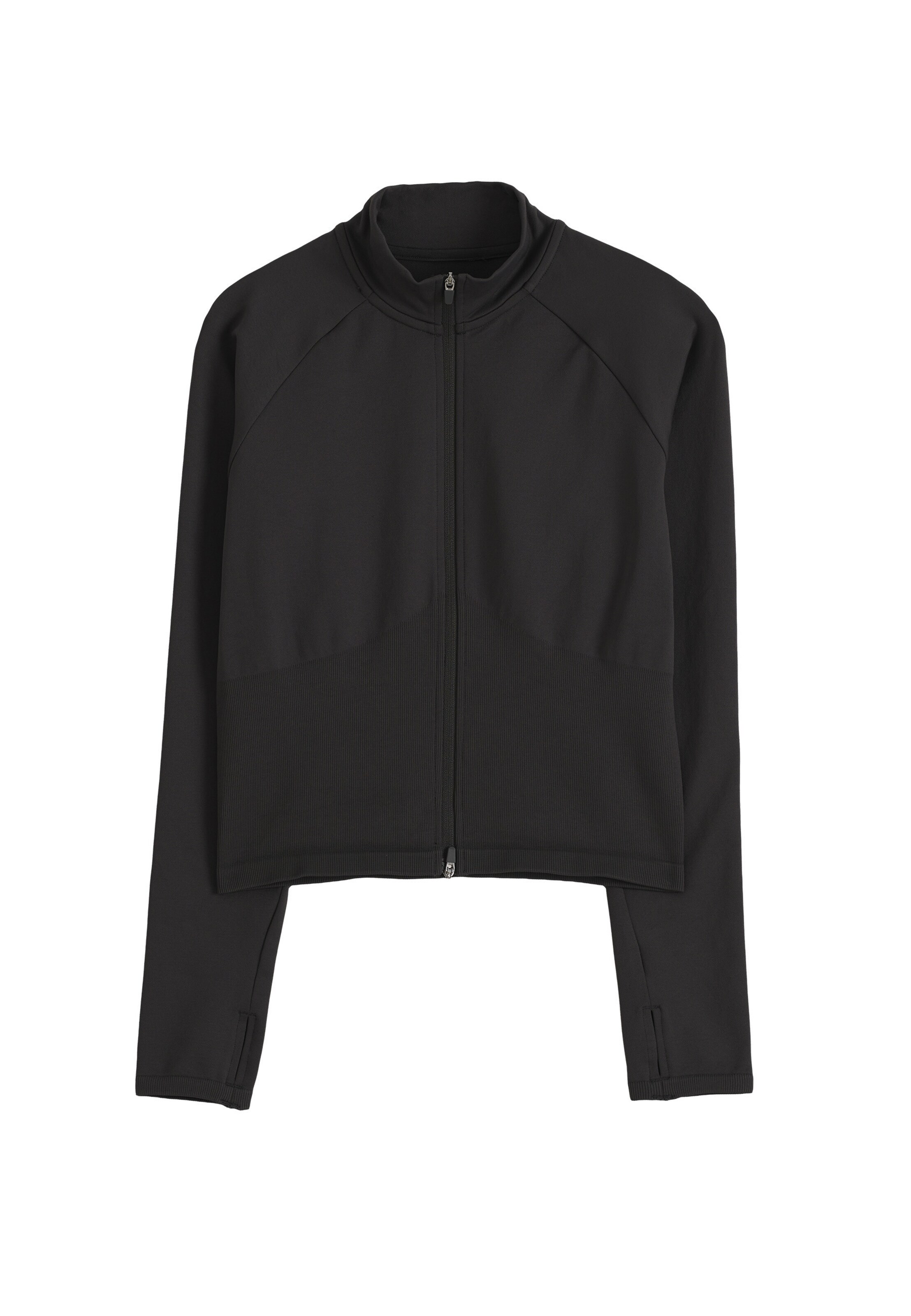 Aim'n Sportjacke in Schwarz: Vorderseite
