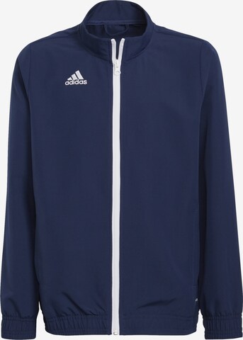 Veste de sport 'Entrada 22 Presentation' ADIDAS PERFORMANCE en bleu : devant