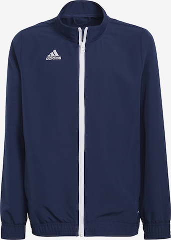 ADIDAS PERFORMANCE Athletic Jacket 'Entrada 22 Presentation' in Blue: front