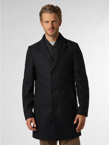 Andrew James Between-Seasons Coat in Blue: front