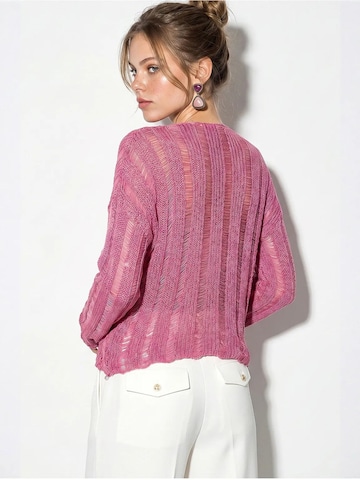 Top 'Strickoberteile' di Bianco Lucci in rosa