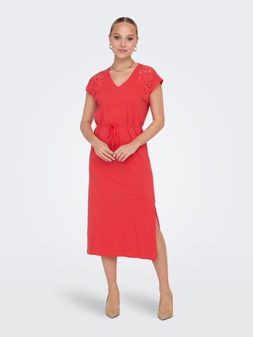 Robe 'ROSE' JDY en rouge : devant