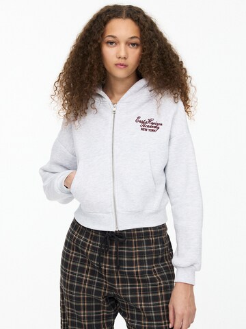 Pull&Bear Sweatjakke i grå: forside