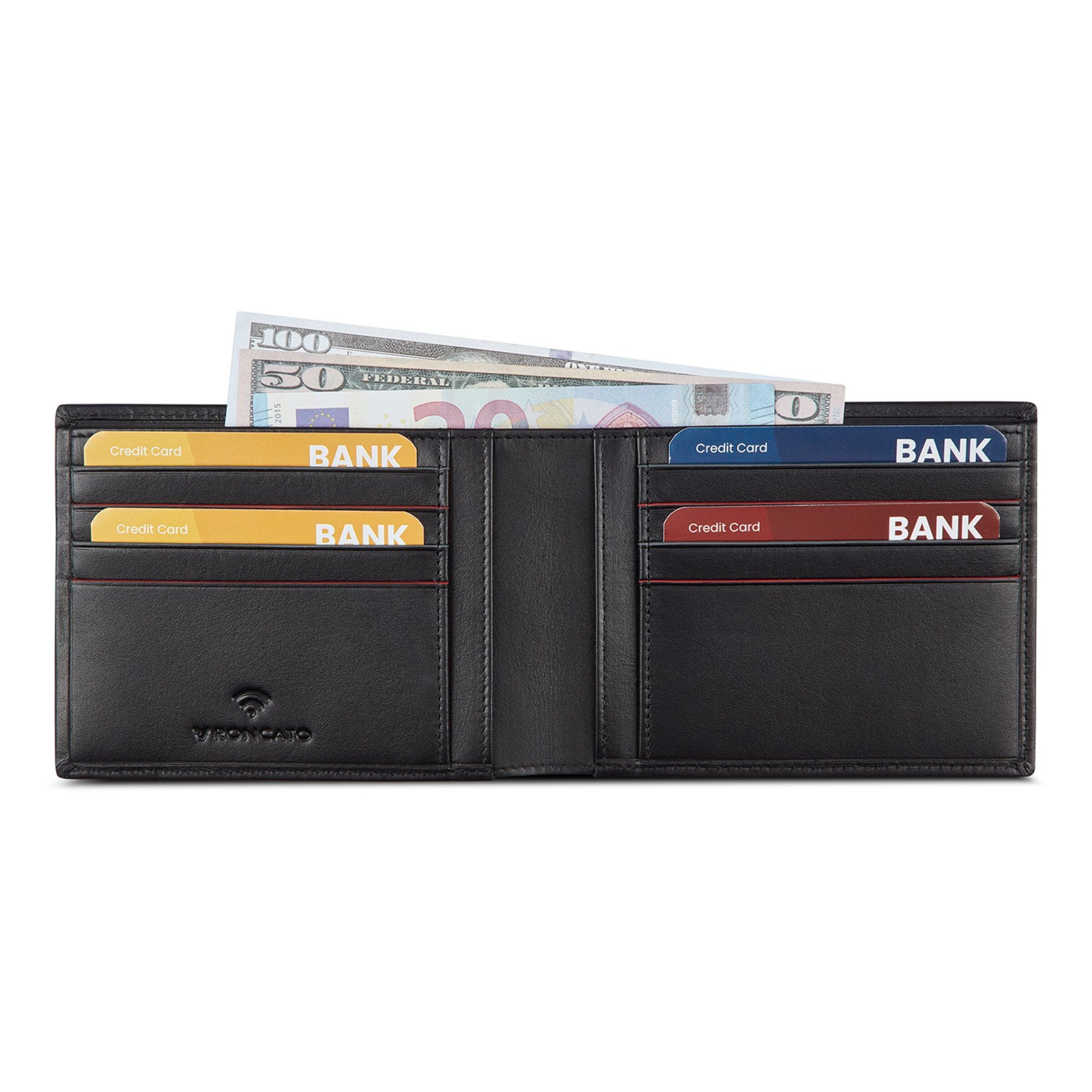 Roncato Wallet 'Detroit' in Black