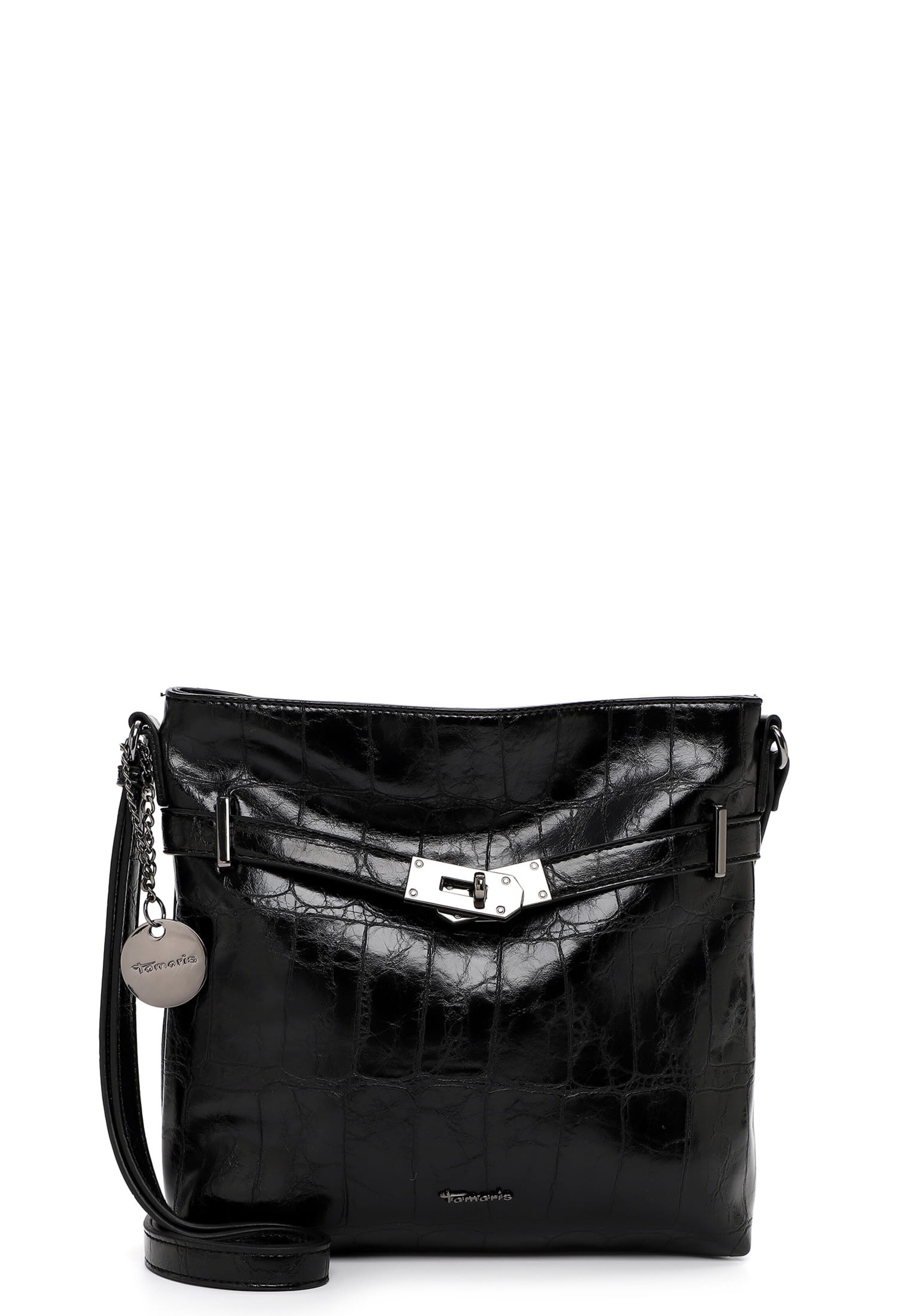 Tamaris Skuldertaske 'Gulia' i sort: forside