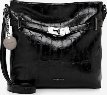Borsa a tracolla 'Gulia' di Tamaris in nero: frontale