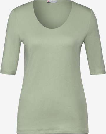 STREET ONE Shirt 'Palmira' in Groen: voorkant