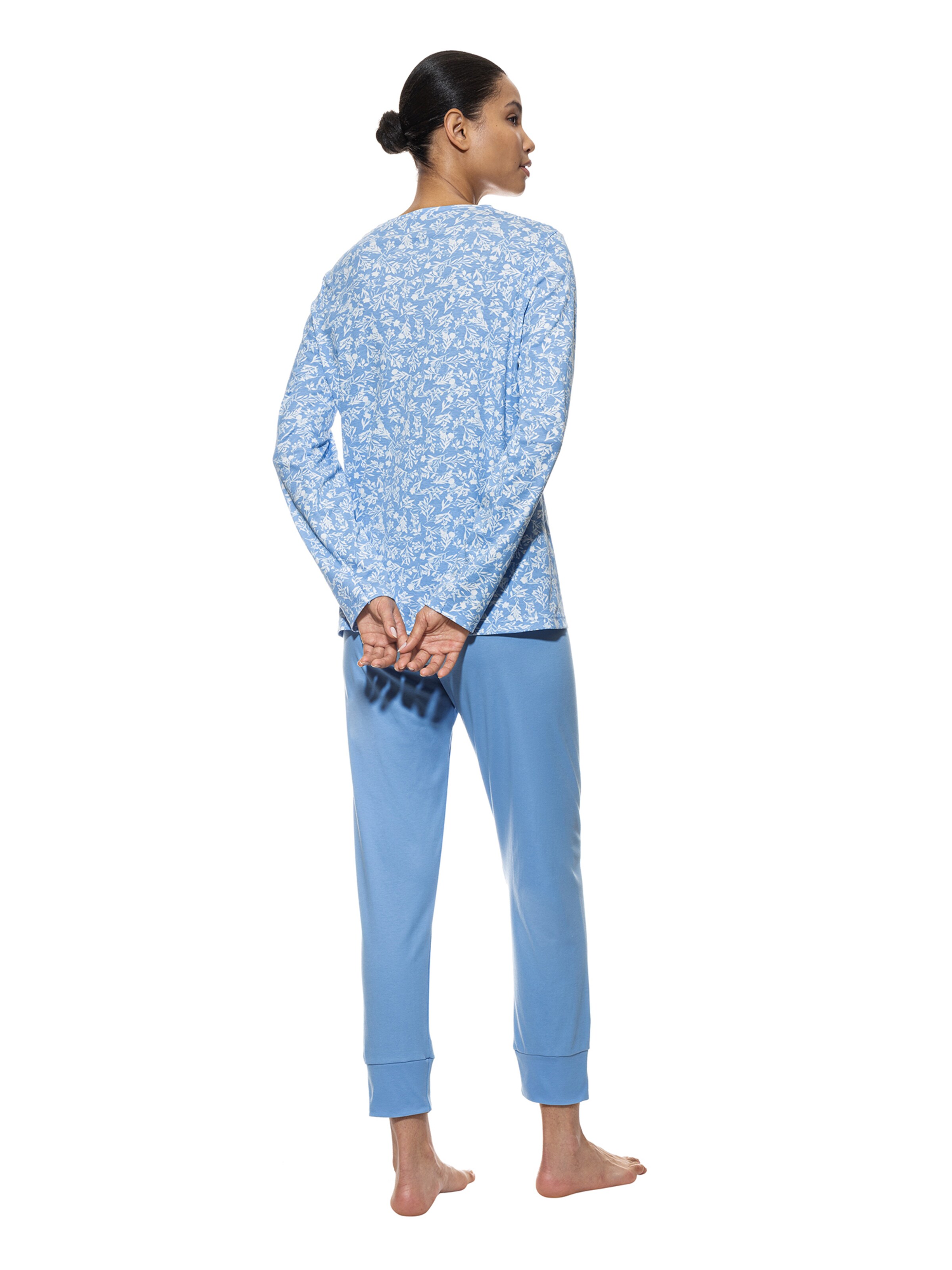 Pyjama 'Flower'Meadow' Mey en bleu
