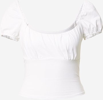 T-shirt HOLLISTER en blanc : devant