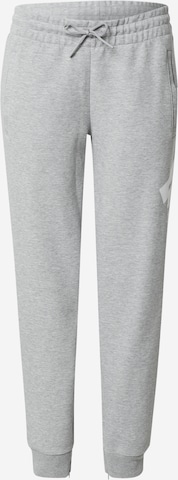 Effilé Pantalon de sport ADIDAS SPORTSWEAR en gris : devant