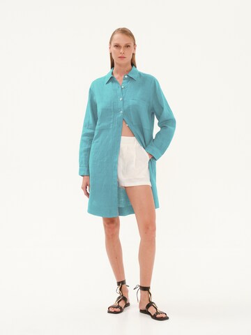 Abito camicia di Haris Cotton in blu
