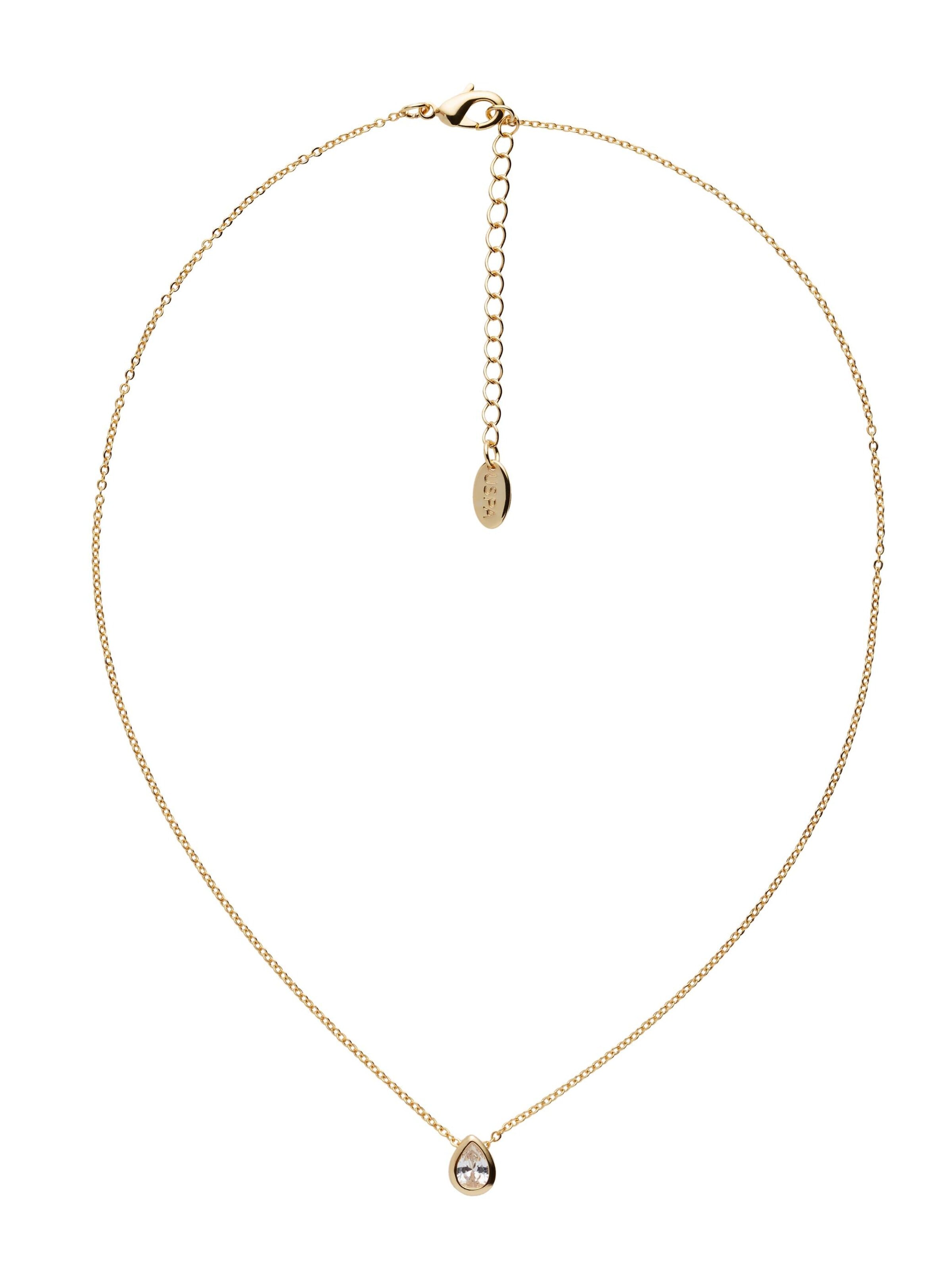U.S. POLO ASSN. Ketting 'Rebecca' in 43 cm in de kleur Goud, Productweergave