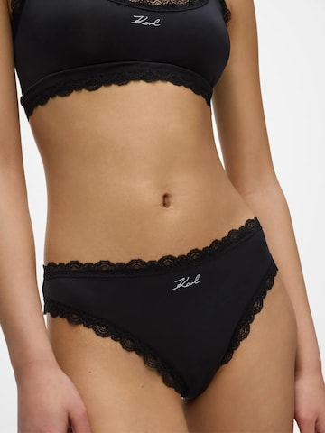 Karl Lagerfeld String bugyik - fekete